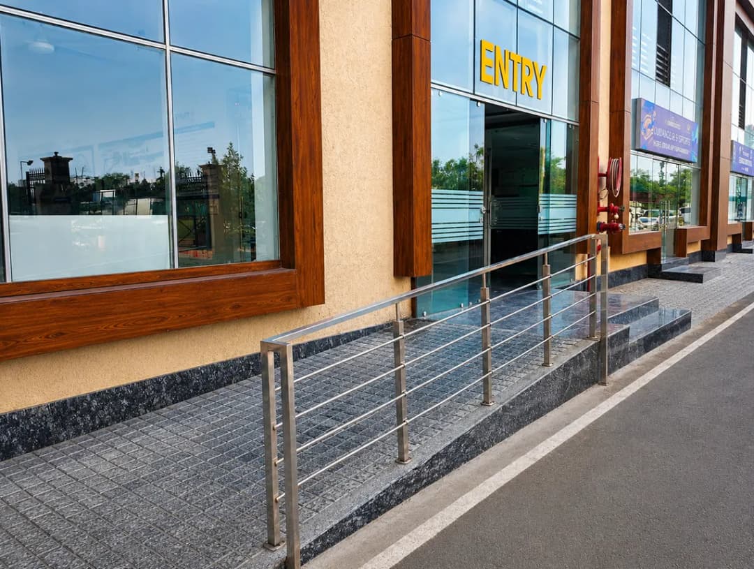 Barrier-free ramp 1 at KIET