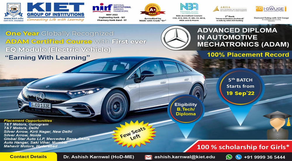 Top ADVANCED DIPLOMA IN AUTOMOTIVE MECHATRONICS Course