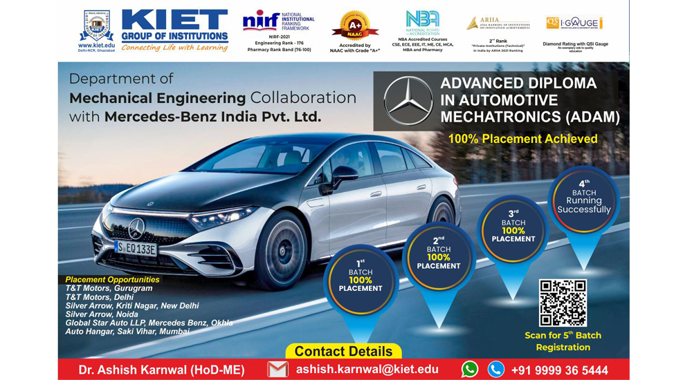 Top ADVANCED DIPLOMA IN AUTOMOTIVE MECHATRONICS Course