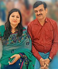 Mr. Sandeep Jain and Ms. Deepika Jain (Proud Parents of Ishita Jain )